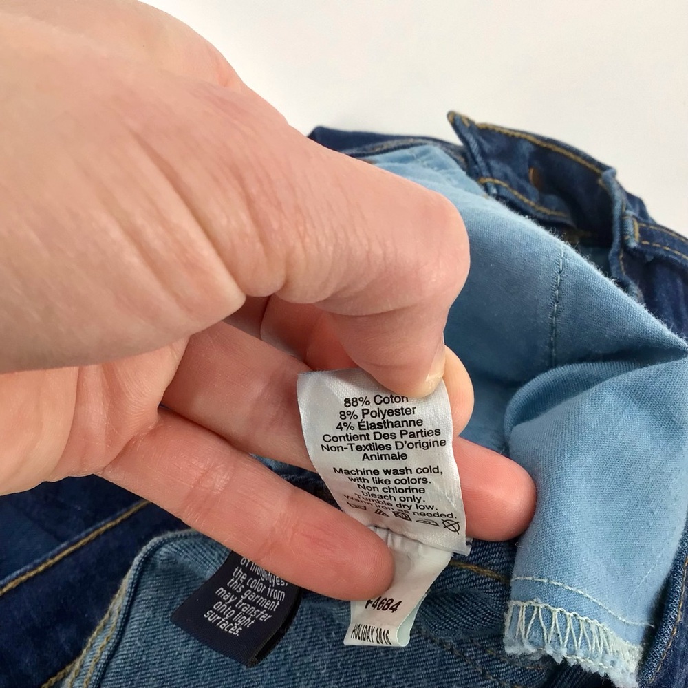 Madewell 10" High-Rise Skinny Jeans - Hayes Wash / Blue  Style F4684 Size 30 - Picture 9 of 14